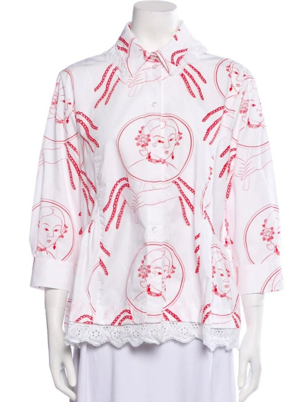 RARE Simone Rocha printed shirt 6